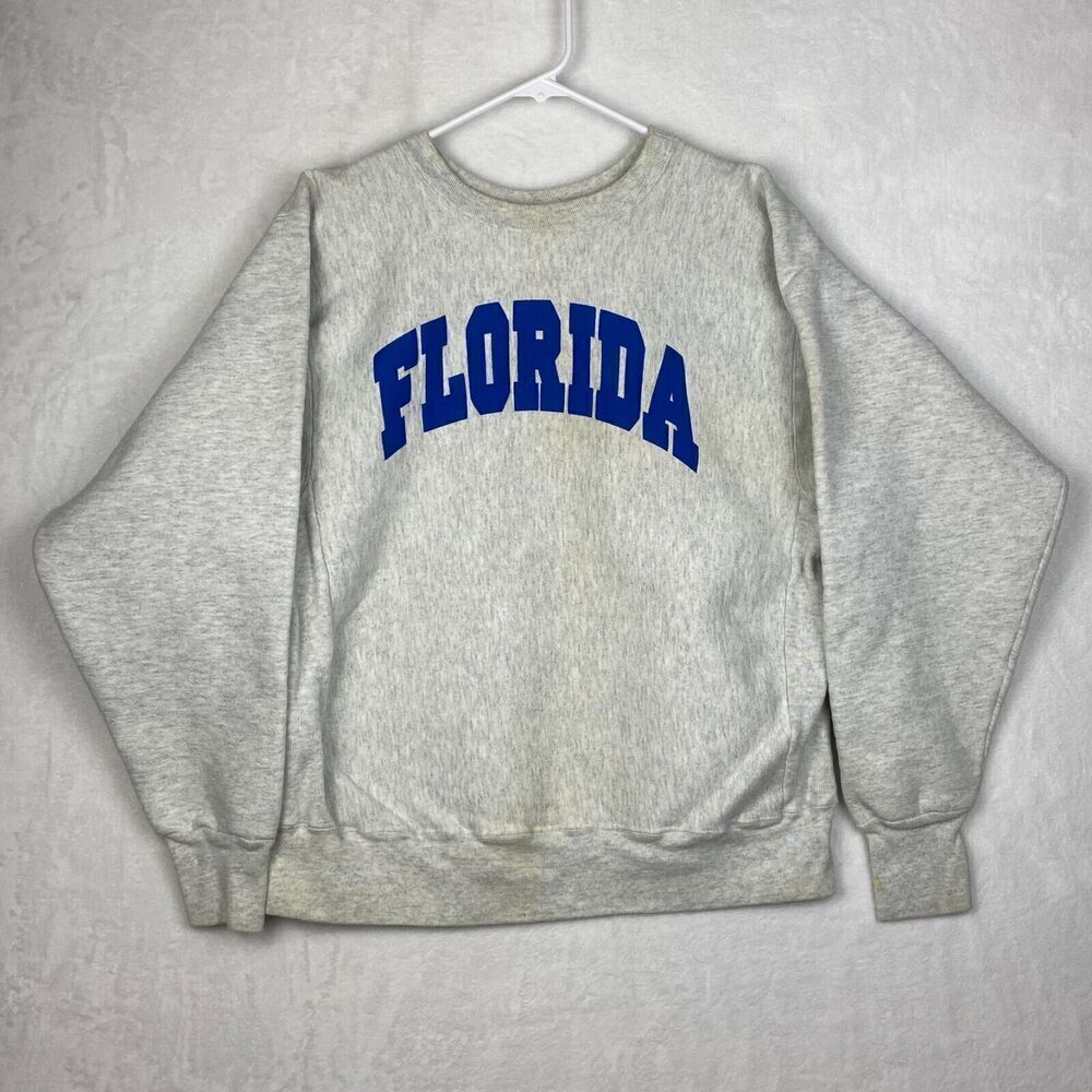 Vintage Boa Sportswear Florida Gators Sweater Adult Medium Gray Sweatshirt USA